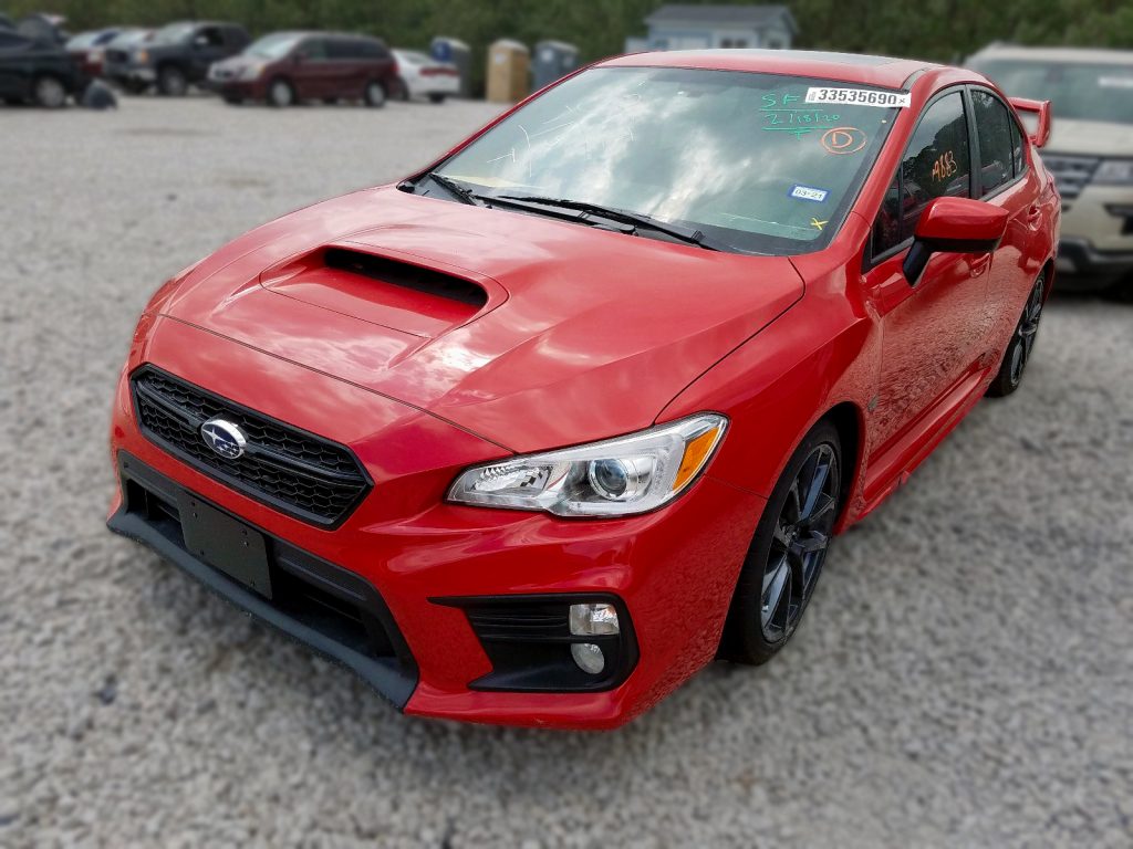 2019 Subaru WRX salvage sports car