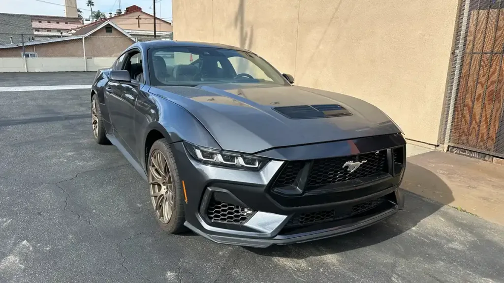 Hector's 2024 Ford Mustang after the rebuild.