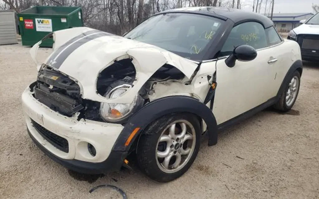 2014 Mini Cooper before the rebuild.