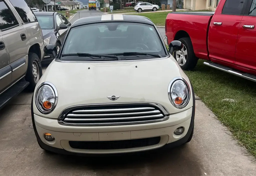 2014 Mini Cooper after the rebuild.