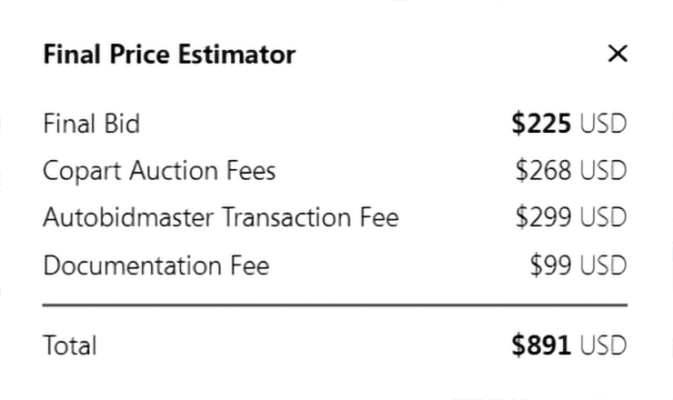 bidding terms