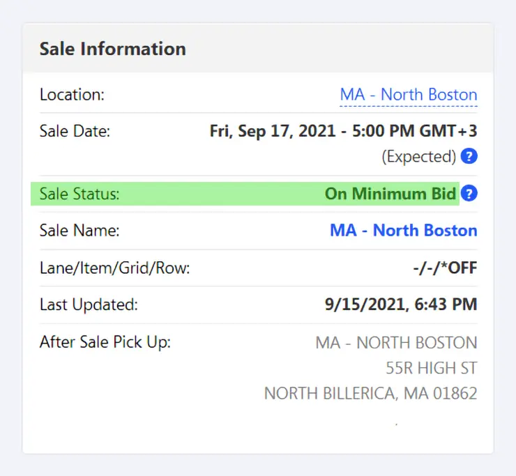 bid on salvage cars