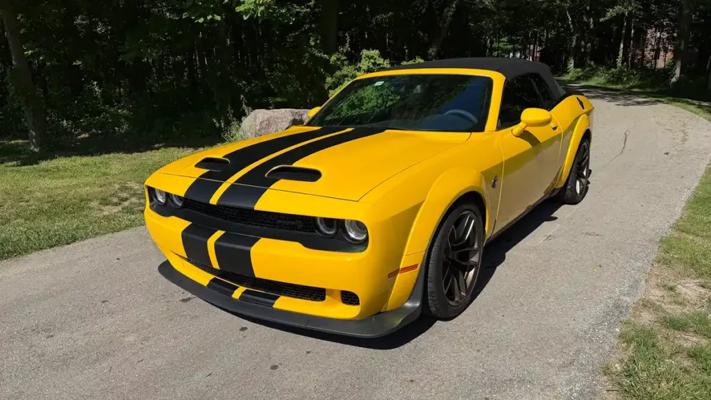 Brian's 2018 Dodge Challenger after the rebuild.