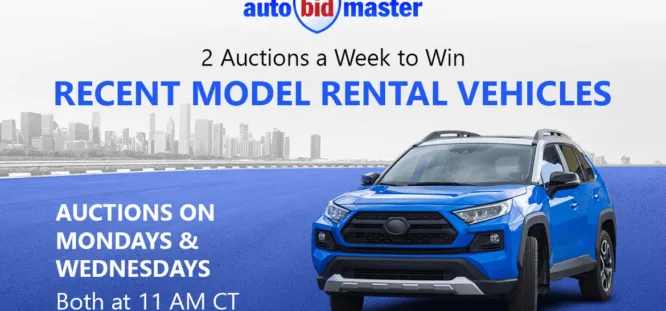 Recent Model Rental Vehicles From AutoBidMaster