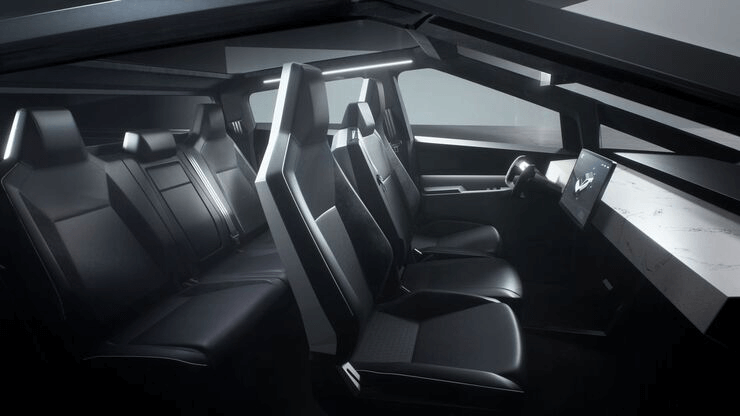 Tesla Cybertruck Interior and Design