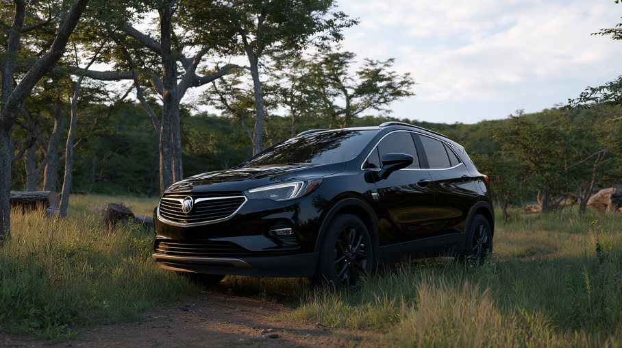 Buick Encore shown in a natural outdoor setting.