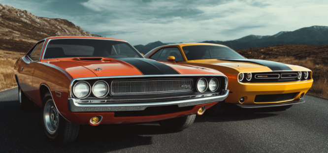 The Difference Between the Dodge Charger and Challenger