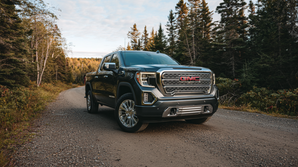 GMC Sierra 1500 shown in a natural outdoor setting.