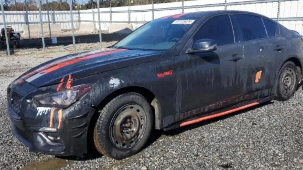 2018 Infiniti Q50 - before rebuild