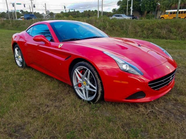 salvage luxury cars Ferrari California