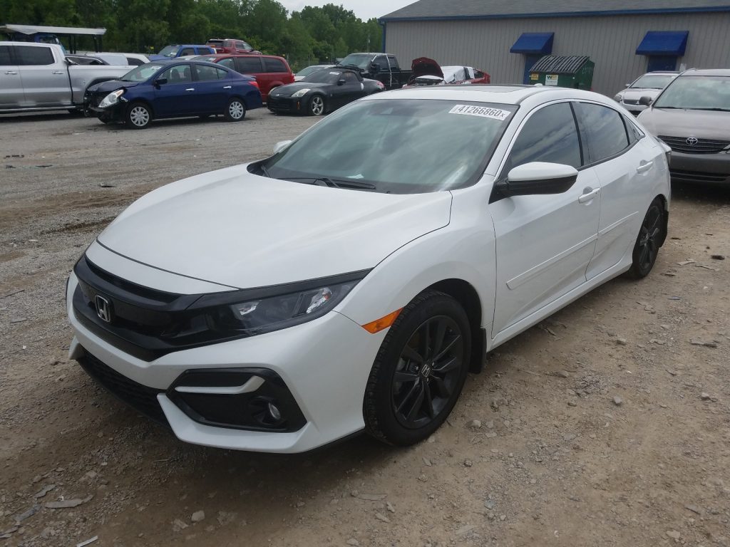 2020 salvage honda civic most reliable cars