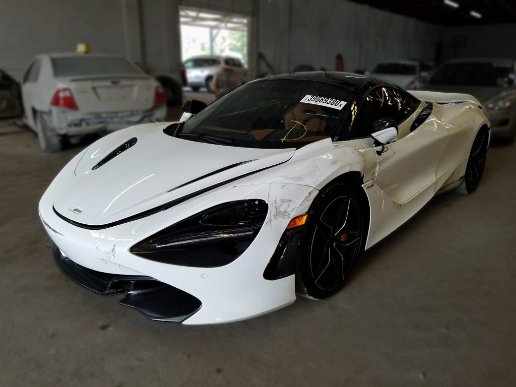 salvage supercars mclaren 720s