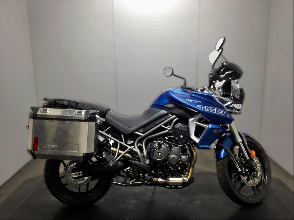 Triumph Tiger adventure motorcycles